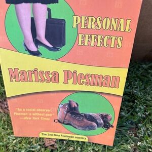 Marissa Piesman Personal Effects Book - Orange Cover